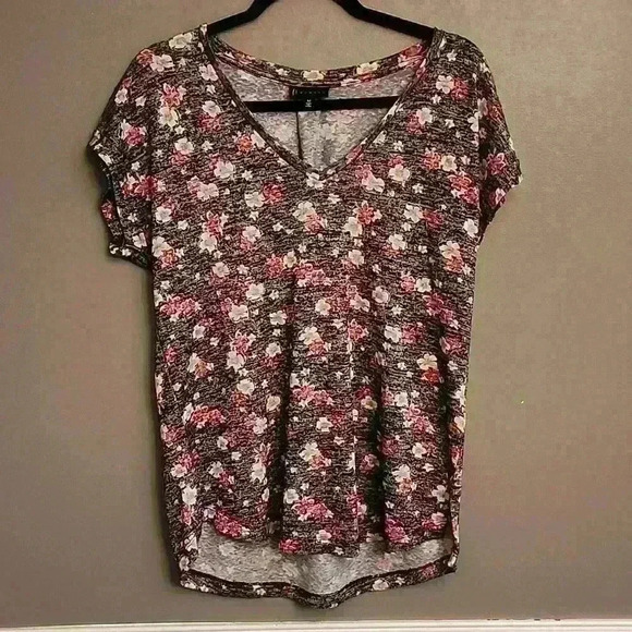 Womens Floral Flowy Top - Picture 1 of 8
